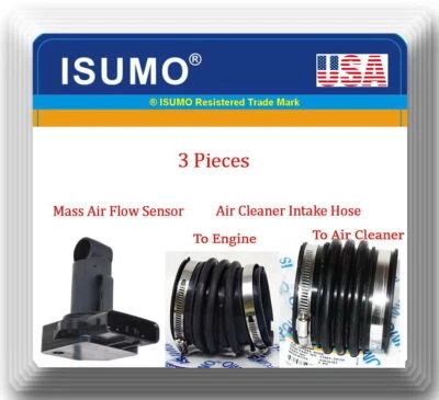 Manguera de admisión de filtro de aire de 3 piezas y sensor de flujo de aire másico se adapta a: Lexus ES300 ES330 RX330 Foto 1 de 4