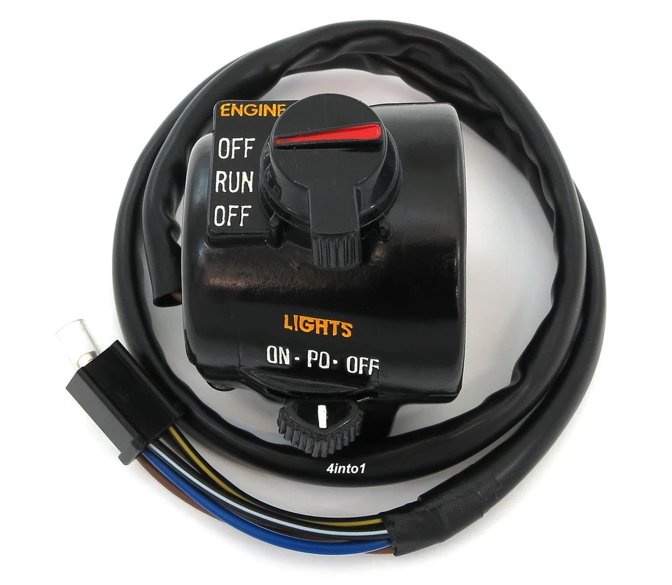 Throttle Switch Assembly Right Kawasaki KH250 KH400 Mach I II S1 S2 S3 H1 H2 - Image 1 of 3