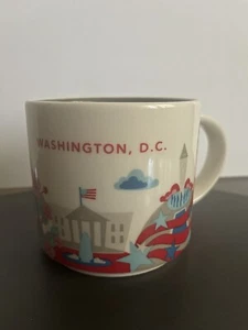 Starbucks Kaffeebecher WASHINGTON DC YOU ARE HERE Been There Serie Tasse 14oz - Bild 1 von 4