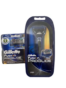 Gillette Fusion Proglide 1 Razor + 4 Cartridges Total 5 Blades BRAND NEW SEALED - Picture 1 of 3