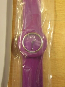 NEW & Boxed Watch Purple Slap On Band  Modern Stylish Wristwatch NEW Battery - Picture 1 of 5