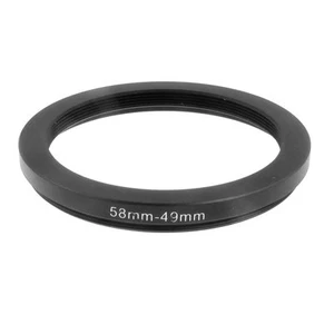 Camera 58mm Lens to 49mm Accessory Step Down Adapter Ring 58mm-49mm - Picture 1 of 1