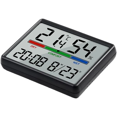 Easy to Read Digital Wall Clock with Temperature and Humidity Monitoring - Image 1 of 4