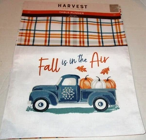 FALL/HARVEST TABLE RUNNER 13" X 72" FALL IS IN THE AIR - Picture 1 of 2