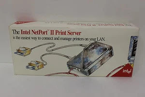 INTEL PCLA2221 NETPORT II PRINT SERVER 306514-004 IN RETAIL BOX - Picture 1 of 8