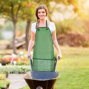 Strumento tela verde grembiule lavorazione del legno giardinaggio artigianato officina grembiule borsa attrezzi - Foto 1 di 5