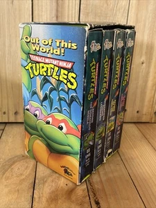Teenage Mutant Ninja Turtles TMNT "Out of This World!" VHS 1993 f.h.e Box Set 4 - Bild 1 von 14