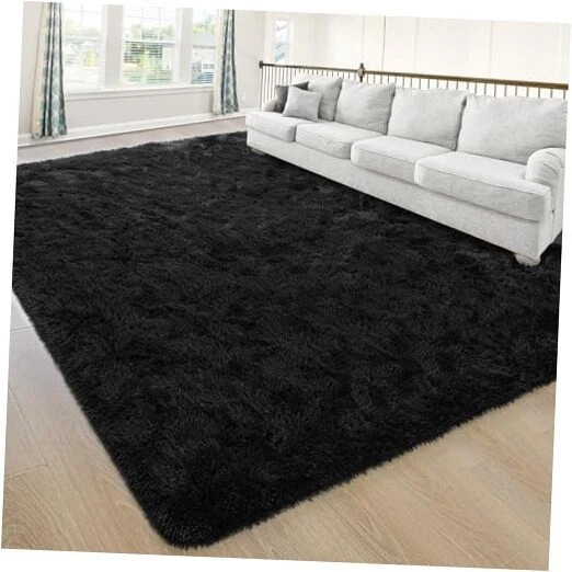 junovo Ultra Soft Area Rugs 4x5.3 Feet Fluffy Carpets for Bedroom Kids Girls Boy