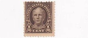 BRIEFMARKEN US SCOTT 551 "Nathan Hale" 1/2 CENT 1925 MH - E - Bild 1 von 1