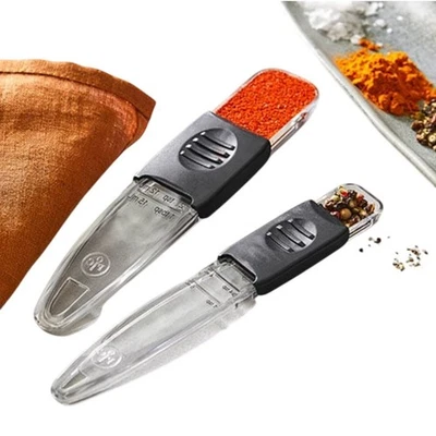 NEW Pampered Chef Adjustable Measuring Spoon Set Item #2258 - Image 1 of 2