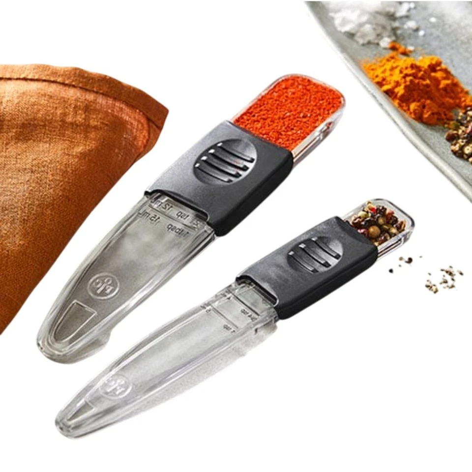 NEW Pampered Chef Adjustable Measuring Spoon Set Item #2258 - Image 1 of 2