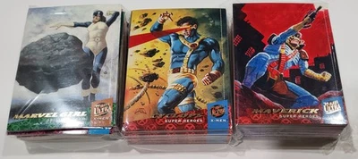 1994 Fleer Ultra Marvel X-Men Trading Cards Complete Base Set 150 Cards Deadpool - Image 1 of 2