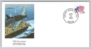 TBD Devastator FDC Cachet Fellows Ferguson Art Fleetwood c1992 Santa Monica, CA - Picture 1 of 5