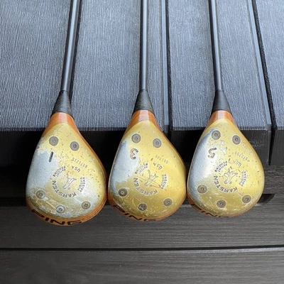 JUEGO DE MADERAS DRIVER ALDILA KARSTEN 101 VARILLAS DE GRAFITO RUBIO PING ZING 1 3 5 DIESTRO Foto 1 de 4