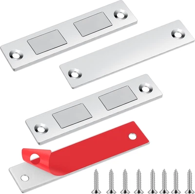 Cabinet Magnetic Catch-2Pcs Catch, Argento, 2 Pezzi - Immagine 1 di 4