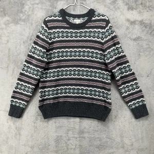 Sonoma Sweater Womens Medium Multicolor Wool Blend Fair Isles Nordic Designer - Picture 1 of 12