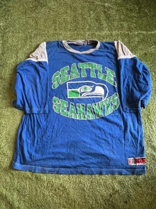 Vintage Seattle Seahawks Shirt Herren Large NFL Football The Edge 90s Tee 1990s - Bild 1 von 9