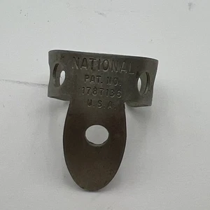 Vintage National Finger Pick Pat Nº 1787136 para Guitarra Banjo Acero Metal Patente - Imagen 1 de 5