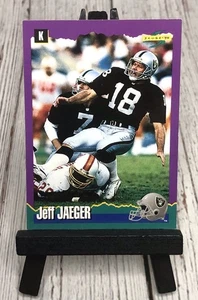 1994 SCORE JEFF JAEGER #222 LOS ANGELES RAIDERS - Bild 1 von 4