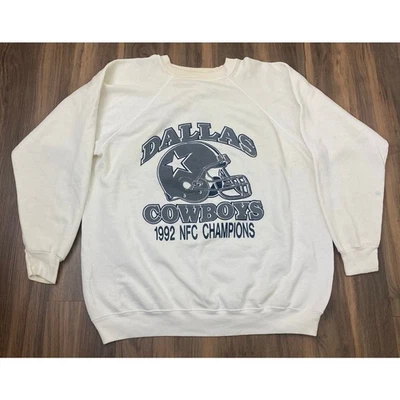 VTG 1992/1993 Hanes NFL Dallas Cowboys Super Bowl graphic crewneck sweatshirt 2X - Image 1 of 4