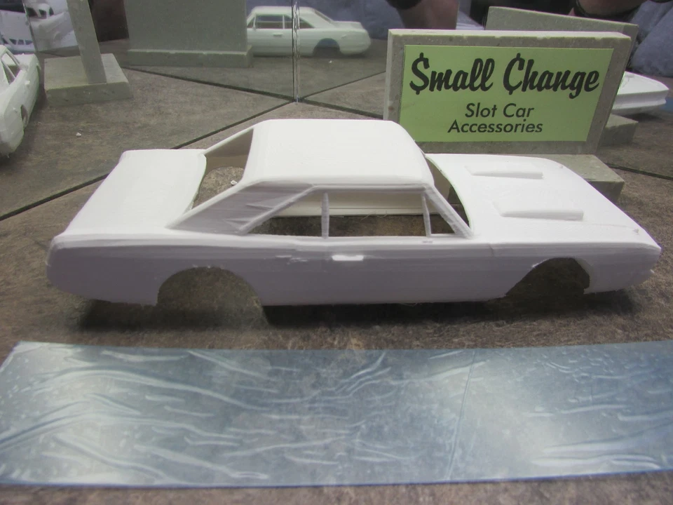 NEW 1/24 3D PRINTED 70 DART SWINGER HARD BODY SLOT CAR  BODY. FREE SHIPPING. - Image 1 of 1
