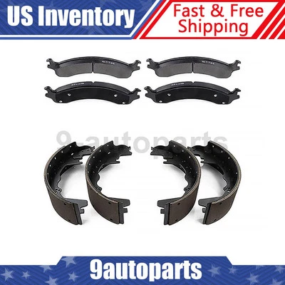 Kit de zapatas de freno delanteras cerámicas traseras para Dodge Ram 3500 2000 Foto 1 de 4