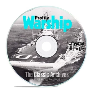 Profile Publications Warships, 40 Vintage Magazines, Battleship War WW1 WW2 DVD - Picture 1 of 5