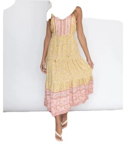 maxi Dress, boho, size 12, worn once ( doesn’t really suit me) true to size - Picture 1 of 5