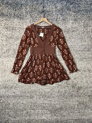 Mono Mameluco Urban Outfitters Ecote Manga Larga Abotonado Talla Pequeña Foto 1 de 4