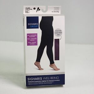Sigvaris Well Being Mulberry Wine 170LB60 Soft Silhouette Leggings 15-20 mmHg