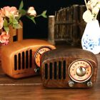 Walnut Wooden Vintage Radio Portable Fm Radio Old Fashioned Classic Style  Home