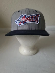 Topperz ANAHEIM ANGELS 40TH ANNIVERSARY PINSTRIPE HEROES ELITE EDITION 7 1/4 - Picture 1 of 7