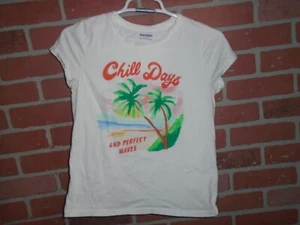 OLD NAVY GIRLS BEACH THEMED TSHIRT SIZE XL 14/16 - Picture 1 of 2