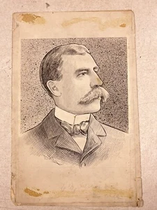 1901 Original Pittsburgh Newspaper Illustration Gov A B White West Virginia - Picture 1 of 12