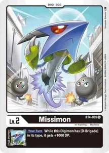 Missimon BT4-005 U Great Legend Digimon TCG - Picture 1 of 1
