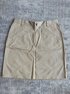 Filson "KHAKI DEMIN SKIRT" Women's Size 8 Casual Skirt - Picture 1 of 5