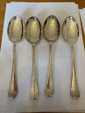4x GARRARD & Co Silver Plate - Reg De Spoons - 19,5cm