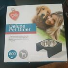 New Pet Central Deluxe Elevated Pet Diner Stainless Steel Bowl 800Ml