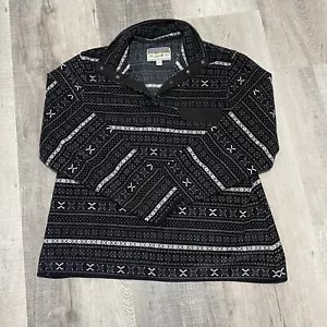 Sudadera Chaqueta de Lanza JACHS Negra/Gris Lunares a Rayas Snap T De Colección - Imagen 1 de 4