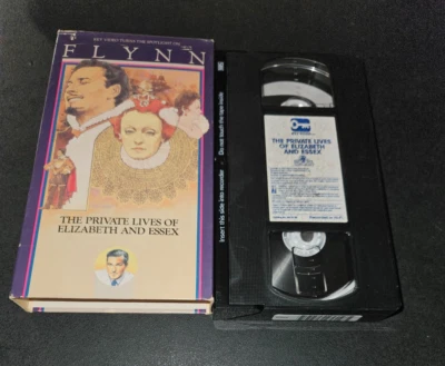 The Private Lives Of  Elizabeth And Essex (VHS, 1939) Bette Davis Rare Key Video Foto 1 de 4