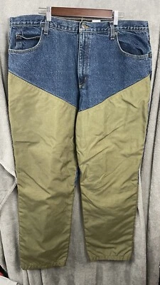 RedHead поле брюки джинсовой ткани щетка предохранитель 42 x 32 индиго охоты Briar работы джинсы - Изображение 1 из 4