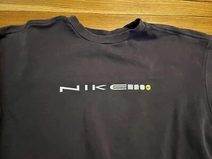 Distressed Vintage 90s Nike Alpha Project Spellout Crewneck Sweatshirt - Picture 1 of 5