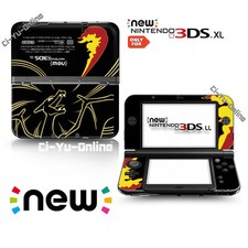 Ci-Yu-Online [new 3DS XL] Pokemon Charizard Black VINYL SKIN STICKER DECAL COVER