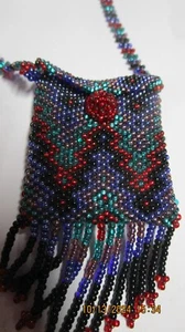 Vintage Mesh Coin Purse Bracelet Dime / Penny Size Pocket - Picture 1 of 2