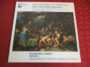 LP ANNELIES BURMEISTER EDDA MOSER Mendelssohn Die erste Walpurgisnacht STEREO - Picture 1 of 1