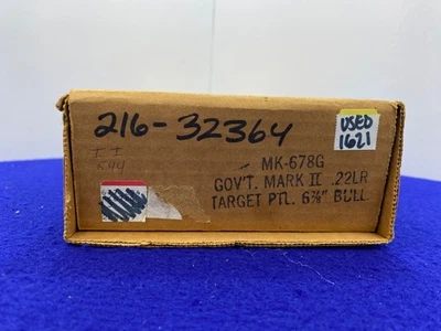 Ruger MKII Government Target Pistol .22LR 6 7/8" Bull Barrel Factory Sleeve OEM - Image 1 of 4