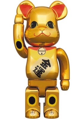 Medicom Toy Be@rbrick 400 процентов Tokyo Limited Maneki Neko позолота - Изображение 1 из 4