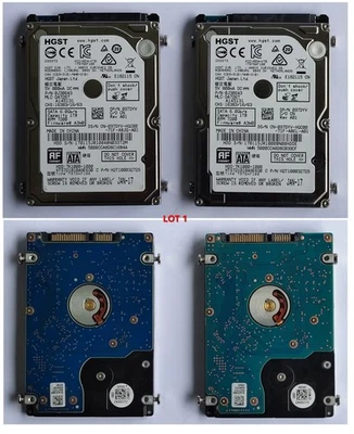 Lot 1 :  2 disques dur 2.5 HGST  1To  7200RPM HTS721010A9E630 - Photo 1/3
