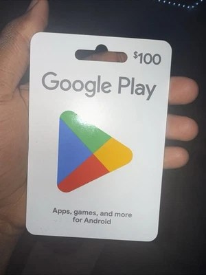 $100 Google Play Gift Card Instant Delivery Local Pickup  - Image 1 of 2