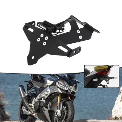 Guardabarros trasero ordenado soporte matrícula para Aprilia TuonoV4 1100 2021-2024 Foto 1 de 4